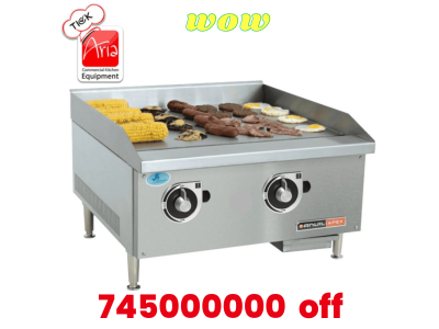 گریل تخت ۶۰ سانتی‌متری گازی روغنی ترموستات‌دار انویل